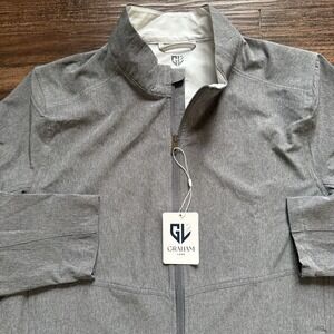 NWT Graham Luxe 1764 Golf Kash 2.0 Performance Jacket Dark Grey Men's Large